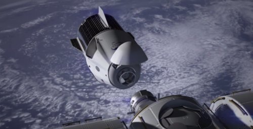 Стыковка корабля с космической станцией Стыковка корабля с космической станцией