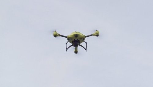 Беспилотник Ambulance Drone в полете Беспилотник Ambulance Drone в полете