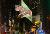 Трехмерный рекламный щит Трехмерный рекламный щит