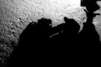 Тень марсохода Curiosity Тень марсохода Curiosity