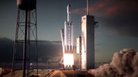 Старт ракеты Falcon 9 Heavy Старт ракеты Falcon 9 Heavy