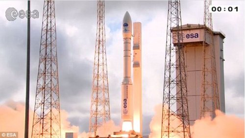 Старт ракеты Vega Старт ракеты Vega