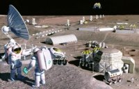 Лунная космическая база Лунная космическая база