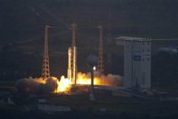 Ракета Vega на стартовой площадке Ракета Vega на стартовой площадке