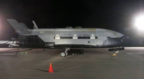 X-37B после посадки X-37B после посадки