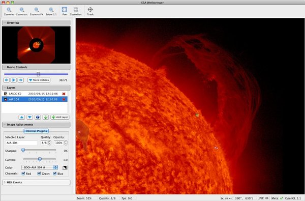 �������� ��������� JHelioviewer