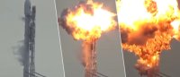 Взрыв ракеты Falcon 9 Взрыв ракеты Falcon 9