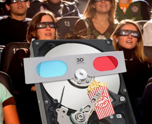 Жесткий диск "3D"