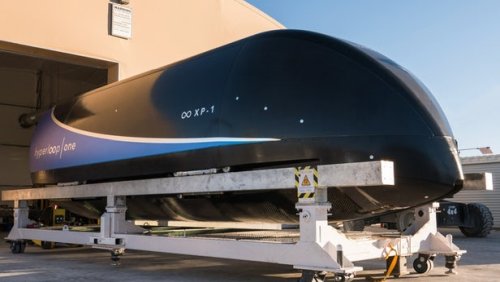Капсула Virgin Hyperloop One Капсула Virgin Hyperloop One