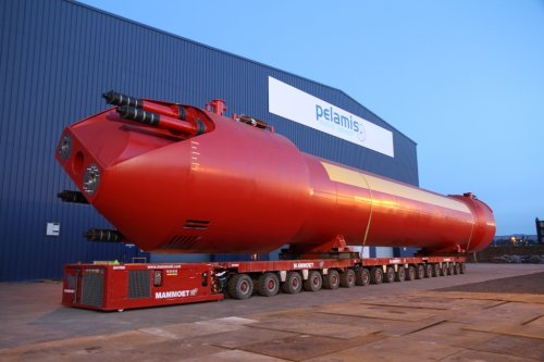 Секция установки Pelamis Секция установки Pelamis