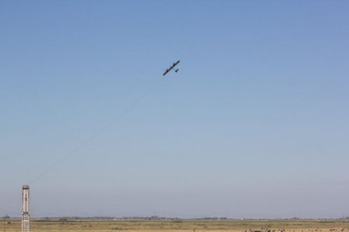 Ветрогенератор Wing 7 в полете Ветрогенератор Wing 7 в полете
