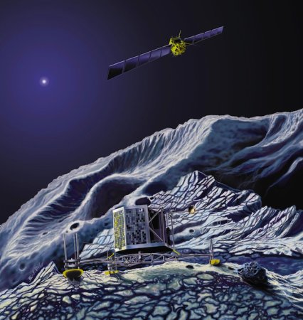 Космические аппараты Rosetta и Philae