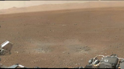 Снимок марсохода Curiosity
