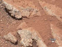 Осадочный конгломерат русла марсианской реки Осадочный конгломерат русла марсианской реки