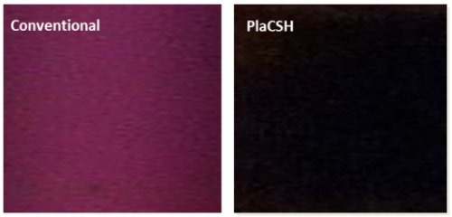 Поглощение света материалом PlaCSH
