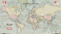 Карта Submarine Cable Map Карта Submarine Cable Map
