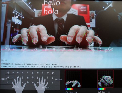 Система виртуальной клавиатуры Fujitsu