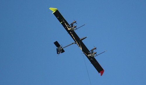 Летающий генератор Wing 7 в полете